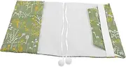 jojofuny Book Cover Cloth Covering Washable Embroidered Book Sleeve Sleeves Book Jacket Protector Pattern Floral Text Reading Book Protector Book Sleeve for Paperbacks Covers