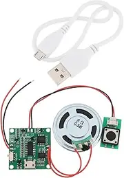 Be In Your Mind 8M Sound Module Programmable MP3 WAV Music Player with Speaker for DIY Music Box Greeting Card 4.5-5 V