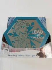 Frozen ll Turquoise Infinity Mirror Light W/Elsa "Lead With Courage" BRAND NEW!