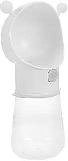 Pet Outdoor Drinking Water Bottle Dog Cat Portable Water Cup Lightweight White for Outdoor Activities Travel