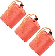 BESPORTBLE Wilderness Gear String Bag 3pcs Drawstring Sack Compact Sleeping Bag Storage for Camping and Backpacking