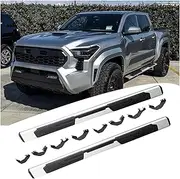 MOMOAU Electric Side Step - Automatic Retractable Running Boards for Trucks, Heavy Duty Aluminum Alloy, True Flush Mount, Compatible with Toyota Tacoma 2024 2025
