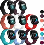 For Fitbit Versa 3 4 /Sense 2 Watch Strap Replacement Silicone Sports Wrist band