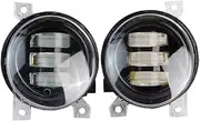 2 Pcs Car LED Fog Light Angel Eye Daytime Running Lamp DRL ，Compatible With Seat Mii (KF1, KE1) 2011 2012 2013 2014 2015 2016 2017 2018 2019(Yellow)