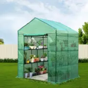 Flower Greenhouse Garden Shed Walk In Green House Plant Storage Removable Cover