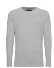 Tommy Hilfiger Men's Long-Sleeve Tee T-SHIRT GRAY Size 3XL