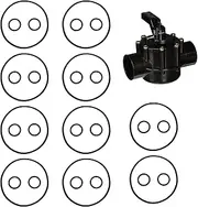 ZALHIN Replacement Valve | Valve Shaft Replacement Valve Space Saver O Rings | Valve Stem O-Rings, Valve Caps Valve Replacement Parts