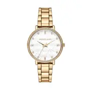 Michael Kors Pyper Three-Hand Gold-Tone Alloy Watch MK4666
