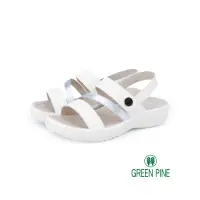 在飛比找momo購物網優惠-【GREEN PINE】嚴選夏日跳色涼鞋白色(0032212