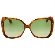 Gucci GG0471S 003 Women Butterfly Sunglasses w/Light Green Gradient Lens