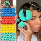 12Pcs Soft Hair Roller Portable Hair Foam Rollers DIY Curls Hair Tools Women