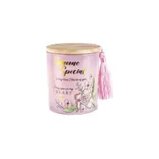 Someone Special 300g Vanilla Scented Candle w/ Wood Lid & Tassel Home Decor