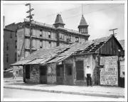 An old adobe in Sonora Town 1920 California Old Photo