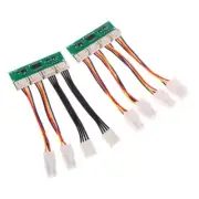 Innovative 4 in 1 Fan Simulators Computer Hardware 12V Square 4Pin Fan