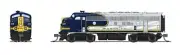 BROADWAY LIMITED 7764 N EMD F7A ATSF 335, BLUEBONNET, PARAGON4 SOUND/DC/DCC