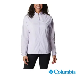 Columbia 哥倫比亞 女款- 野跑防風防潑外套-紫色 UWR87600PL (2023春夏)