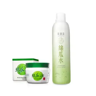 【廣源良】明星經典保濕組（絲瓜水320ml+絲瓜霜100ml）