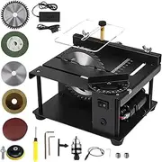 Mini Table Saw, Electric Table Saw,200W Table Saws with 0~90° Adjustable Angle,Wood Cutter,Desktop Woodworking Small Bench Saw for DIY Woodworking Wooden Model Crafts