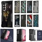 For [Samsung Z FOLD6][DUAL TACTICAL][Hybrid Two Piece Case] Grip Case
