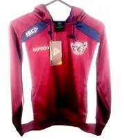NRL Authentics Sea Eagles Ladies Size 16 Manly Performance Hoodie ISC Core