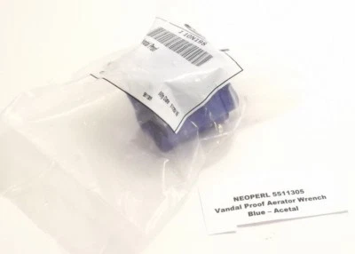NEOPERL 5511305 Vandal Proof Aerator Wrench - Blue - Acetal - Prepaid Shipping