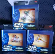 STARWARS EPISODE 1 MICRO MACHINE FIG. SEBULBAS POD,NABOO FIGHTER,MARS GUOS NEW