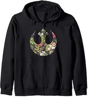[STAR WARS] Rebel Alliance Floral Print Zip Hoodie