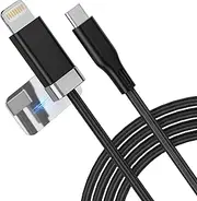 Magtame StayCable USB C to Lightnig Cable with Magnetic Cord Holder 3.3FT, Fast Charging, Braided and Data Sync for Phone 12,13,14 Home Car Desk Cable Management Original Design