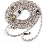 Tripowin Jelly Upgraded 16 Core 21 Wires Per Core Silver-Plated OCC+Alloy Copper Graphene+OCC Mixed Braided Cable for Audiophile Musician (2pin-0.78mm, 3.5mm, Jelly)