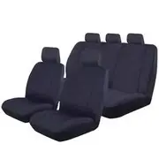 Ilana Custom Fit Seat Covers - Toyota Hilux SR5 10/2009 To 09/2015, HOR6983BLK