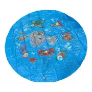 Tummy Time Water Baby Infant Mat, XL 68" Inflatable Activity Mat