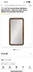 Pao Framed Wood Wall Mirror Walnut Brown- Kate & Laurel