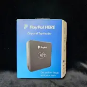 PayPal HERE Chip and Tap Reader Card No Monthly Fees for App Get Paid on the Go