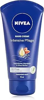 Intensive Care Hand Cream (75 ml), Rich Skin Cream with Almond Oil for Intensive Moisture, Hand Care with Unique NIVEA Fragrance