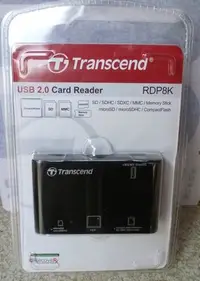 在飛比找Yahoo!奇摩拍賣優惠-Transcend 創見 RDP8K 多功能讀卡機 2.0 