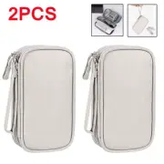 2Pcs Cable Bag Organizer Charger Storage Electronics USB Case Cord Accessories