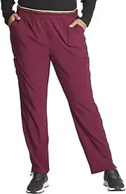 [Dickies] Retro Women Scrubs Pant Mid Rise Tapered Leg Pull-on Cargo DK035