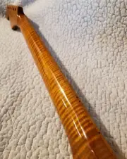 Remarkable USA Roasted 5A flame maple neck & head stock.Fits a ST body.# 5APS-M5