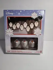 New - Disney FROZEN - OLAF Singing Musical Light String set of 8. - 8' Long