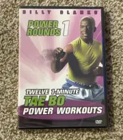 Billy Blanks Twelve 1-minute Tae Bo Power Workouts Exercise DVD