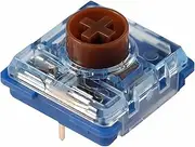Kai-lh Low Profile Switches Deep Sea Silent MINI Switch Choc 1353 Linear Islet Tactile Whale Custom DIY for Mechanical Keyboard (90, Brown Switch)