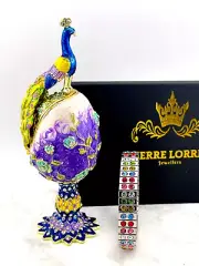 Faberge egg Pure Gold deco Swarovski Easter Fabergé egg Wisdom New Beginings egg