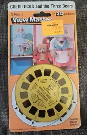 GOLDILOCKS AND THE THREE BEARS 3d View-Master 3 Reel Packet NEW SEALED 1963