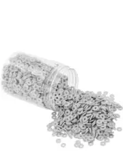 Mandala Crafts 6mm Gray Polymer Clay Beads Kit for Friendship Bracelets #145@4
