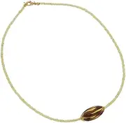 GlassOfVenice Murano Glass Royal Purple Capsule necklace