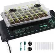 Seed Starter Tray, 40 Cells Seed Starter Kit with Seedling Heat Mat, Germination