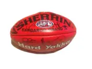 COLLINGWOOD MAGPIES 2010 AFL PREMIERS HAND SIGNED SHERRIN FOOTBALL PENDLEBURY