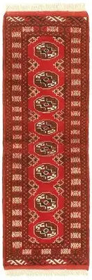 Traditional Vintage Hand-Knotted Carpet 1'11" x 3'6" Wool Area Rug