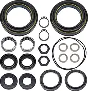 HiSport 50381 Outer Axle Knuckle Tube Dust Seal & Inner Tube Seal & Snap Ring & Needle Bearing & Thrust Washer Seals Kit Compatible with Ford 1998-2004 Replacement for 50491,2019816