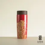 【LOHASPOTTERY 陸寶】常玉 蝶慕金花 隨身杯 雙層陶瓷內膽 280ML(常玉典藏作品 菊)